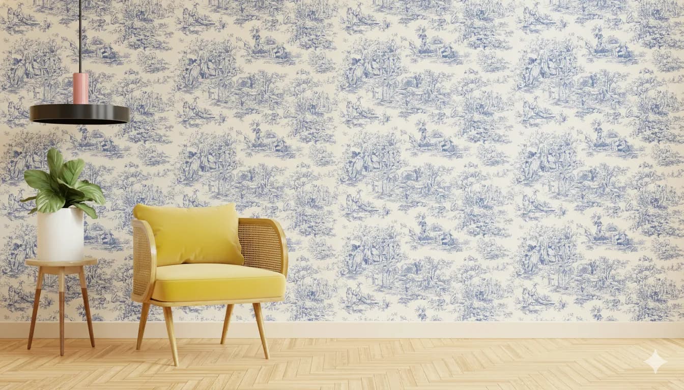 Sample wall repaint made with the AI models behind RivAI, after