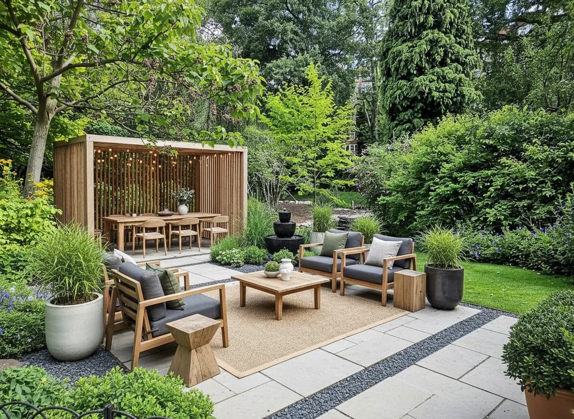 Sample garden redesign made with the AI models behind RivAI, after