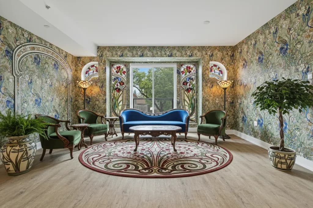 Sample Art Nouveau interior redesign