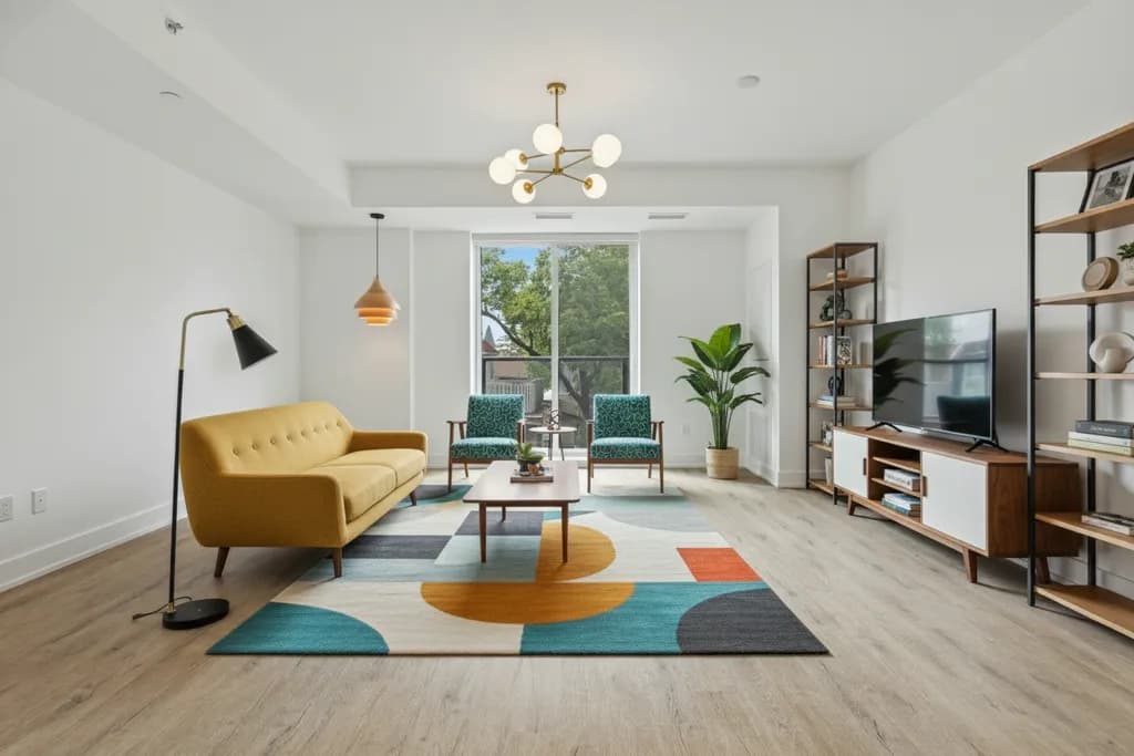 Sample Mid-Century interior redesign