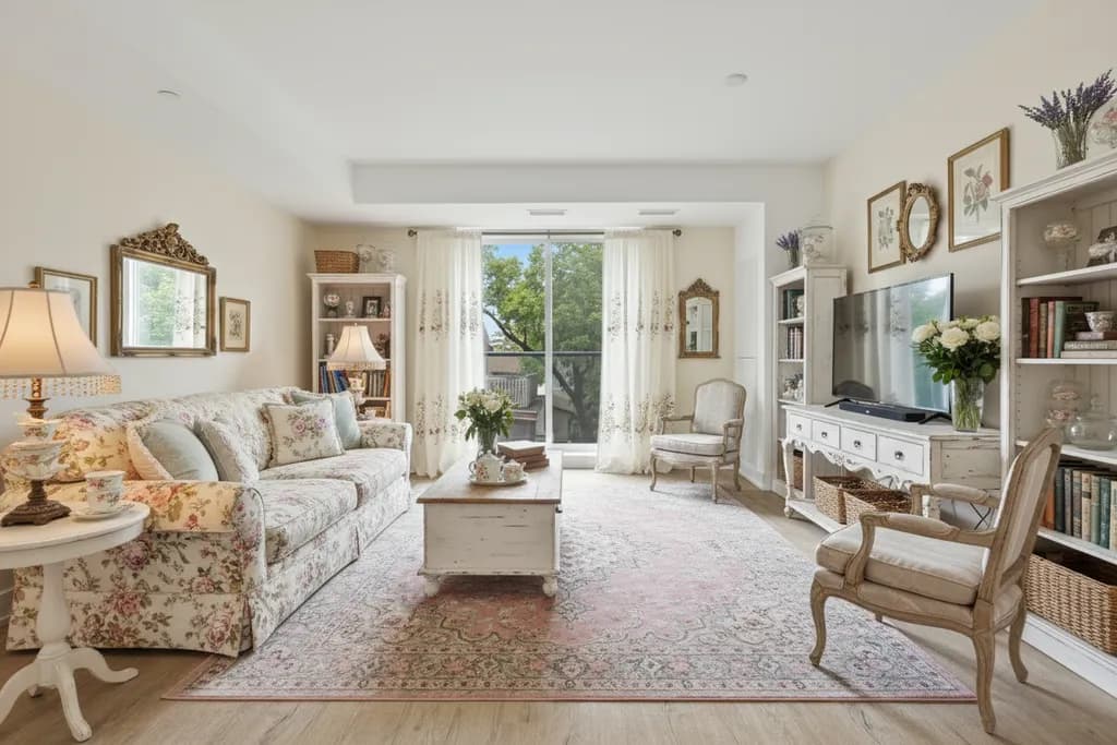 Sample Shabby Chic interior redesign
