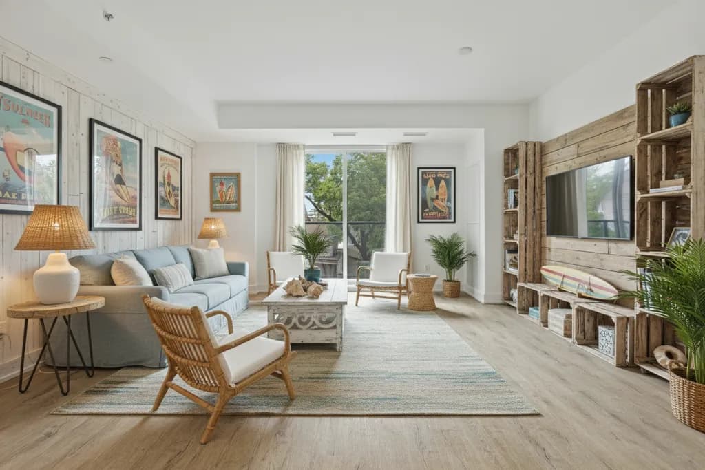 Sample Surf Shack interior redesign